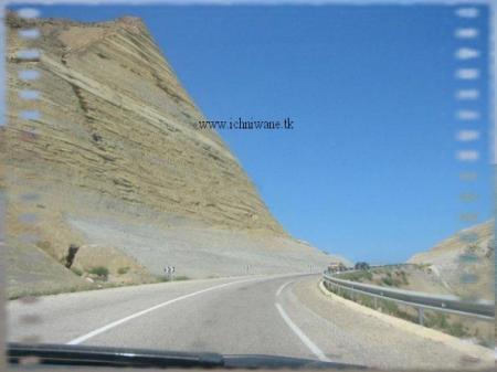 la nouvelle route  de tamsamane.