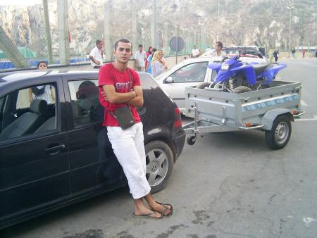 sur  le point de quiter  le bled.