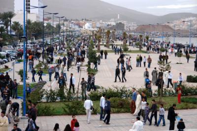 la promenede  du soir � nador.